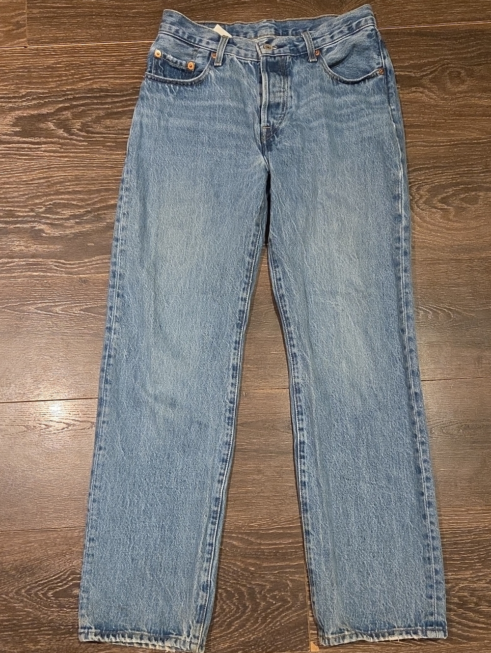 ❤️ LEVI'S PREMIUM 501 90'S LOOSE STRAIGHT JEANS, MID-RISE, 0 (25)